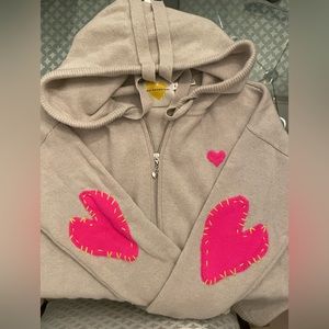 Kerri Rosenthal cashmere boyfriend hoodie